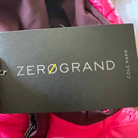 NWT Cole Haan Women's Zerogrand Warm Reversible Pinot-Pink Hooded Jacket Size XS - Picture 10 of 12